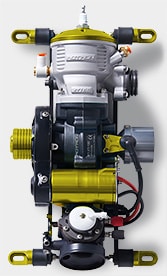 Rotron RT100 Engine - Daytona Yellow