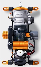 Rotron RT100 Engine - Phoenix Orange